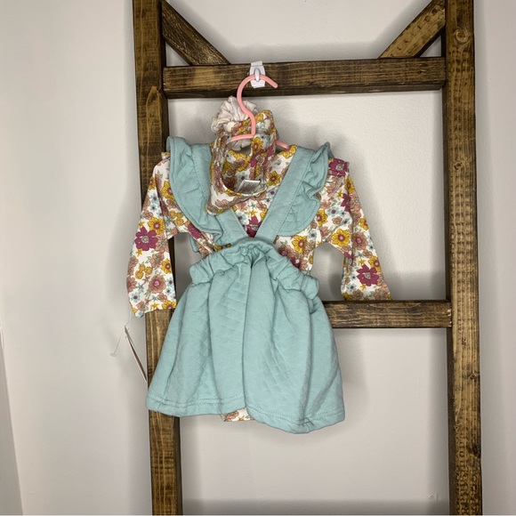 Catherine Malandrino Floral Print Outfit 3-6M - Picture 3 of 4